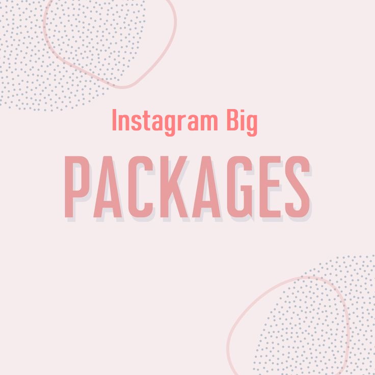 Instagram Big Packages